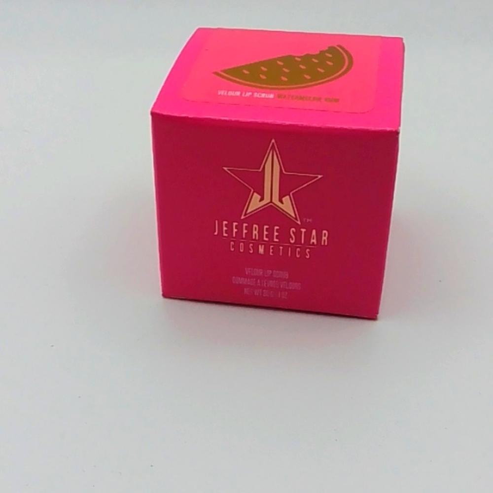 Jeffree Star Lip Cosmetics Velour Watermelon Gum Lip Scrub New In Box.